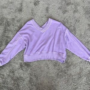 Purple Aerie Sweatshirt Size S